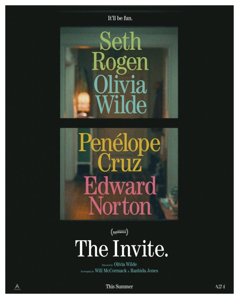 Olivia Wilde's theatrical poster for The Invite