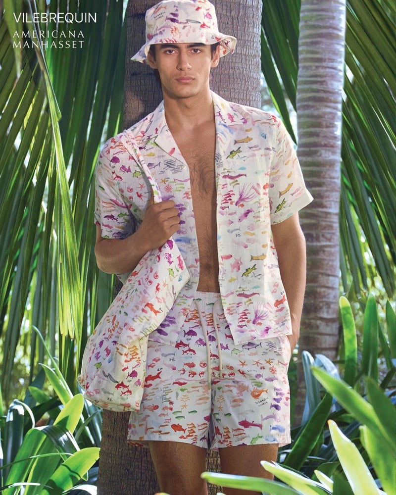 Akbar Shamji and Ana Beatriz in Americana Manhasset’s S/S 2026 lookbook.