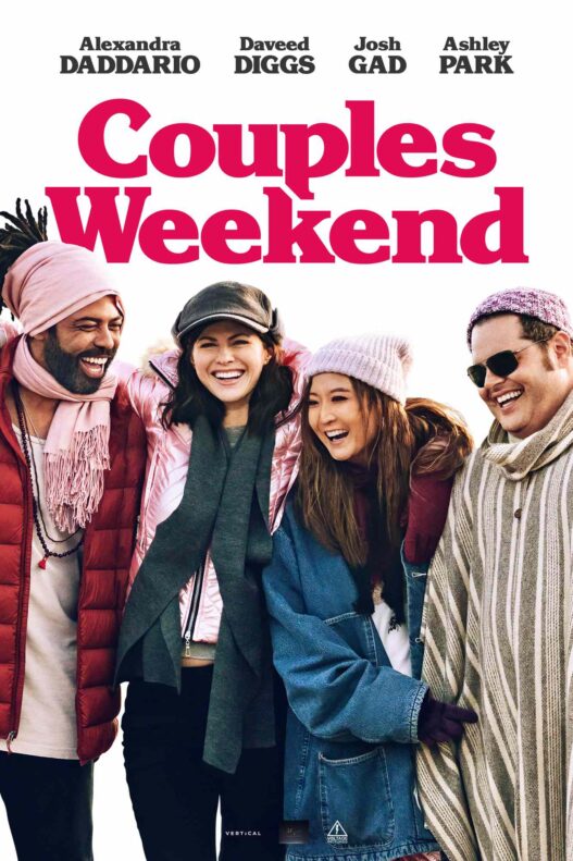 The two couples facing disaster in the Couples Weekend trailer.