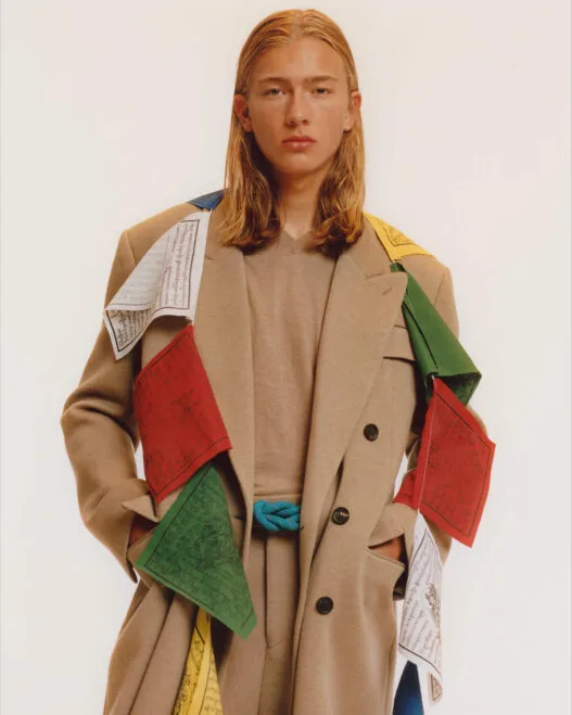 Mark Karpes and Fallou Tandine in the “Mode 2” editorial for Harper’s Bazaar Homme France.