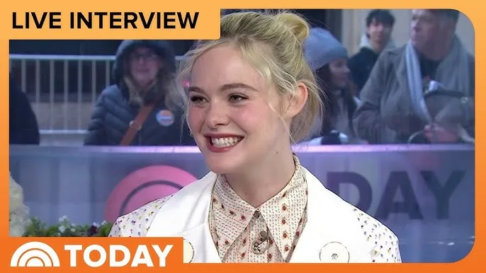 Elle Fanning promoting “Margo’s Got Money Troubles” on TODAY.