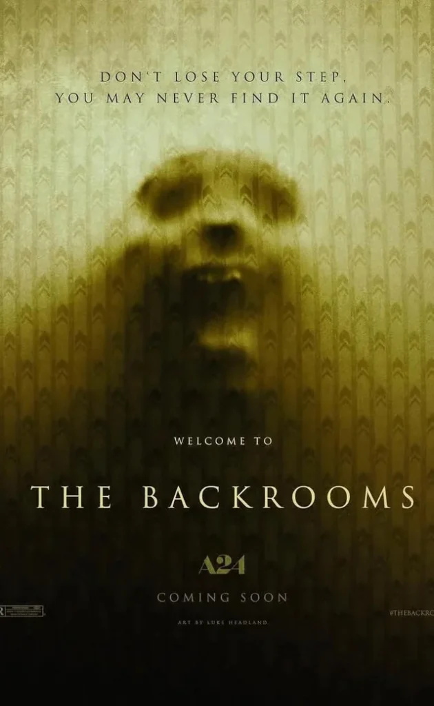 A therapist enters a surreal alternate dimension in A24’s Backrooms trailer.