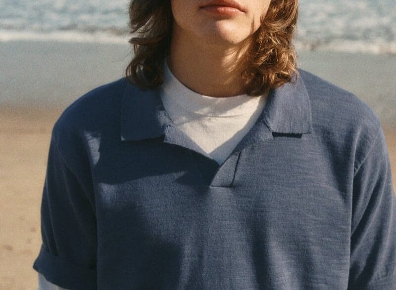 Sava Suvacarov modeling Madewell’s Summer 2026 collection.