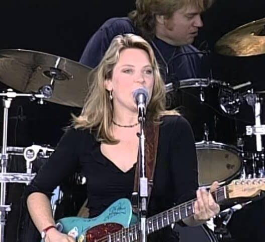 Susan Tedeschi performing “Rock Me Right” at Farm Aid 1999.