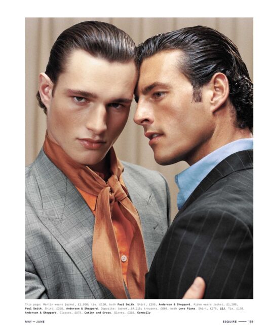 Aiden Stonehouse, Martin Antech, and Ahmed Youssef photographed by Charlie Denis for Esquire UK.