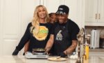 Ms. Pat and Tami Roman cooking with Chef Ryan on “Whiskin’ It All.”