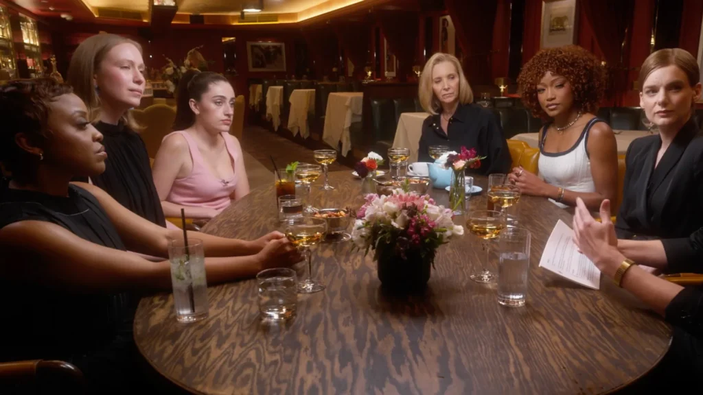 Keke Palmer Lisa Kudrow Quinta Brunson Hannah Einbinder Ashley Padilla and Rachel Sennott at The Hollywood Reporter Comedy Actress Roundtable