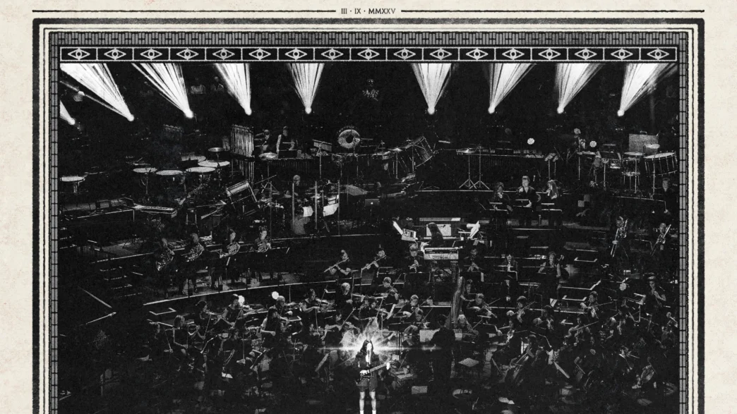 St. Vincent performing with the Jules Buckley Orchestra at the BBC Proms for her “Live In London!” release