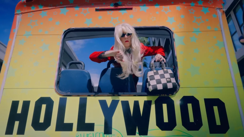 Rare DM in the LA Traffic official music video