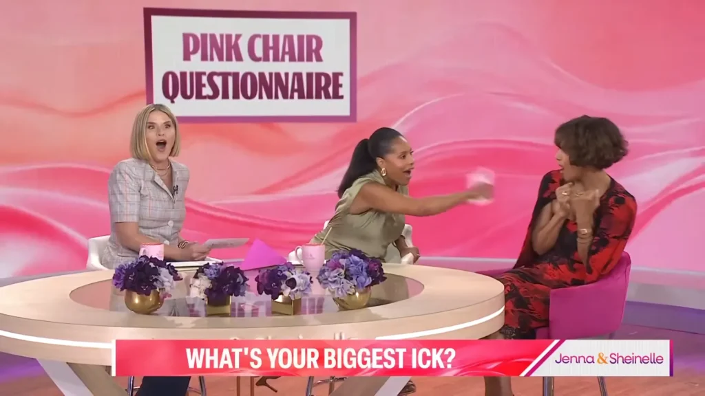 Halle Berry reacting with laughter during TODAY with Jenna and Sheinelle