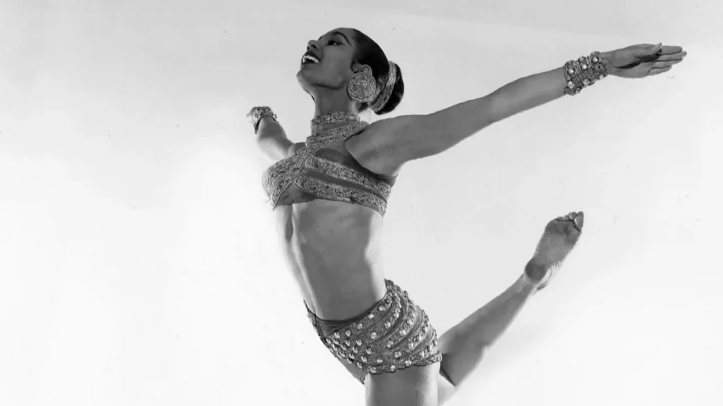 Carmen de Lavallade and Wesley Fata performing to Quincy Jones’ “Soul Bossa Nova” in a vintage dance excerpt.