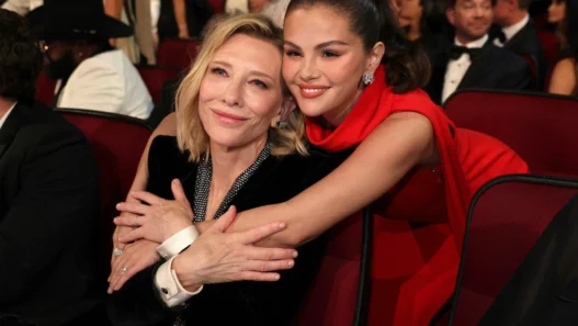 Cate Blanchett confirms her upcoming film with Selena Gomez during a Cannes Film Festival masterclass.