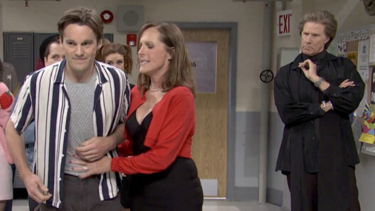 Molly Shannon and Will Ferrell reunite in SNL’s “Cast List 2” sketch during the Season 51 finale.