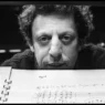 Philip Glass portrait for his 90th birthday celebration season