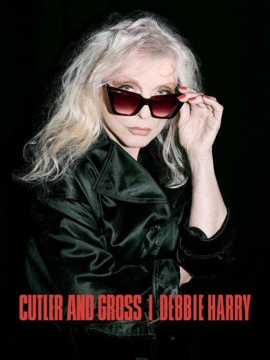 Debbie Harry wearing Cutler and Gross sunglasses for the Shades of Difference campaign