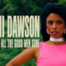 Debbii Dawson stands in a vivid pink dress against a lush green meadow in a cinematic still from “Where Have All The Good Men Gone.”