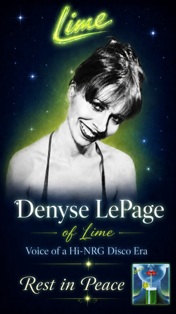 Tribute graphic honoring Denyse LePage of Lime after her passing in May 2026.