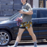 Knox Jolie-Pitt with bright orange hair after Muay Thai class in Los Angeles