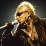 Mary J. Blige performing live, showcasing her raw and soulful vocal power.