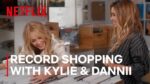 Kylie Minogue and Dannii Minogue record shopping together in a Parisian record store