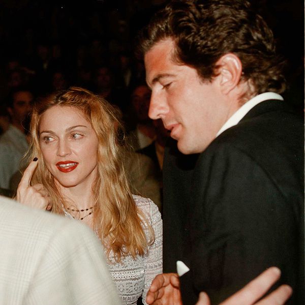 John F. Kennedy Jr. archival portrait connected to Madonna’s Grindr interview revelation