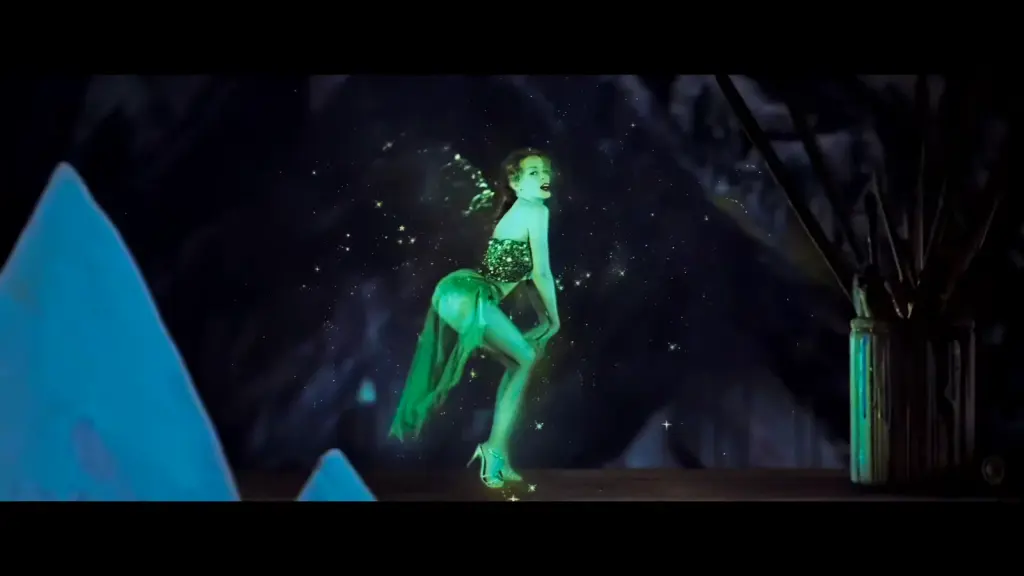Kylie Minogue as the Green Fairy in the absinthe fantasy sequence of Moulin Rouge! (2001)