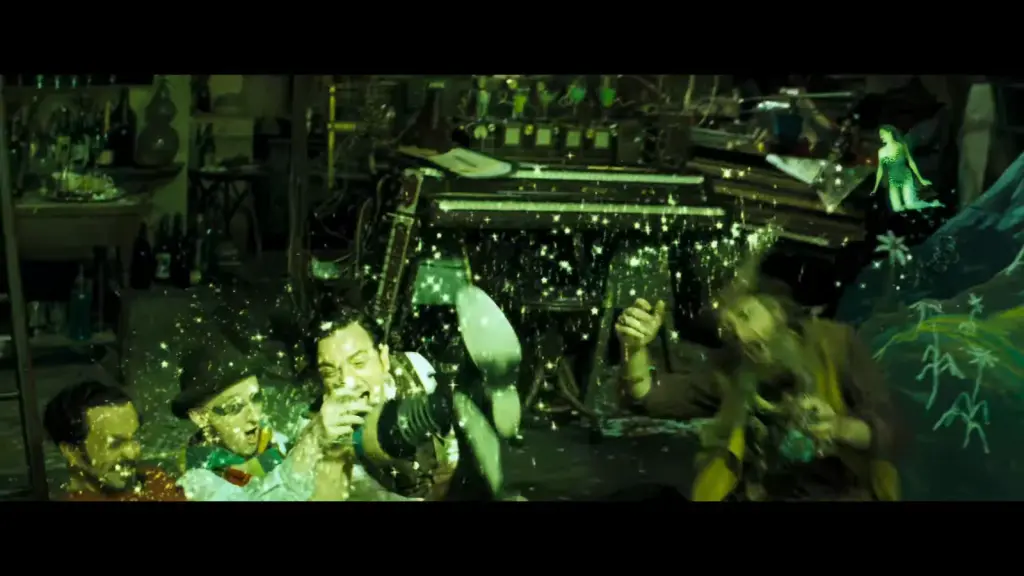 Kylie Minogue as the Green Fairy in the absinthe fantasy sequence of Moulin Rouge! (2001)