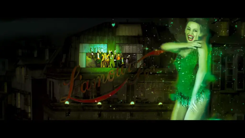 Kylie Minogue as the Green Fairy in the absinthe fantasy sequence of Moulin Rouge! (2001)