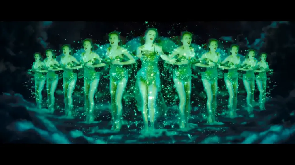 Kylie Minogue as the Green Fairy in the absinthe fantasy sequence of Moulin Rouge! (2001)