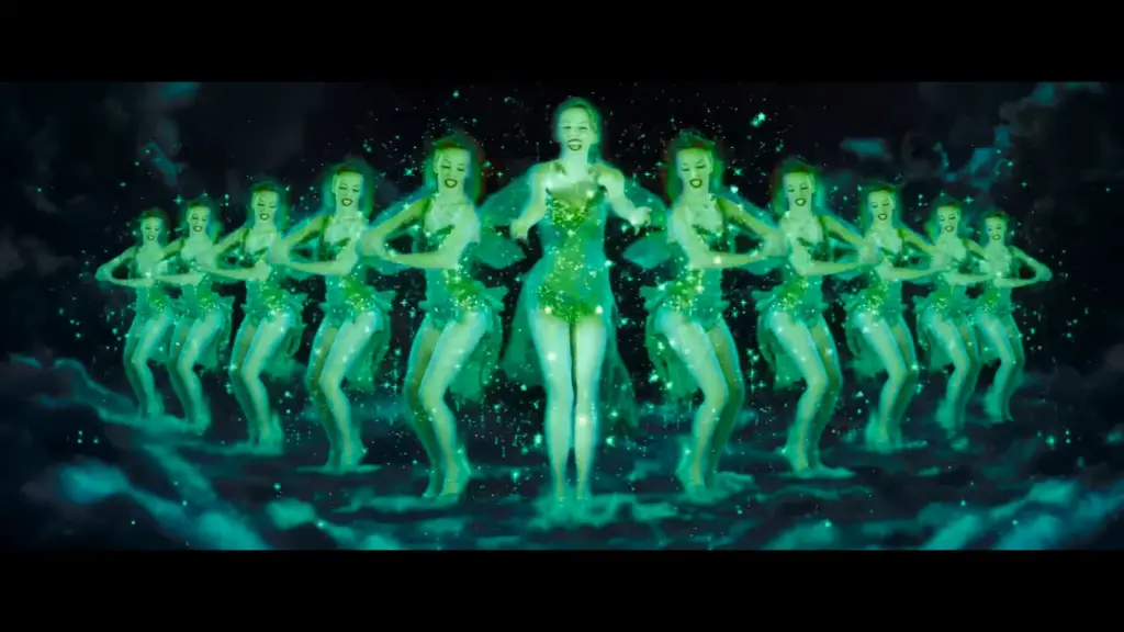 Kylie Minogue as the Green Fairy in the absinthe fantasy sequence of Moulin Rouge! (2001)