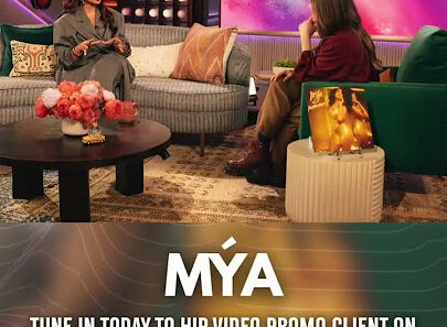 Mýa appearing on The Kelly Clarkson Show discussing her new album “Retrospect”