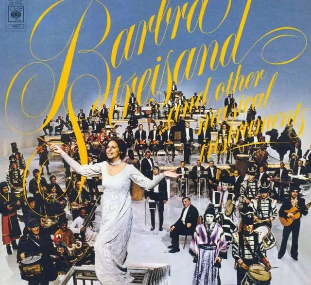 Barbra Streisand performing in her 1973 musical television special.
