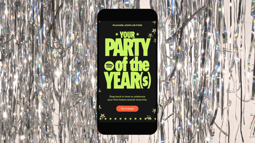 Spotify app showcasing the new feature revealing users’ all‑time top music and listening stats.