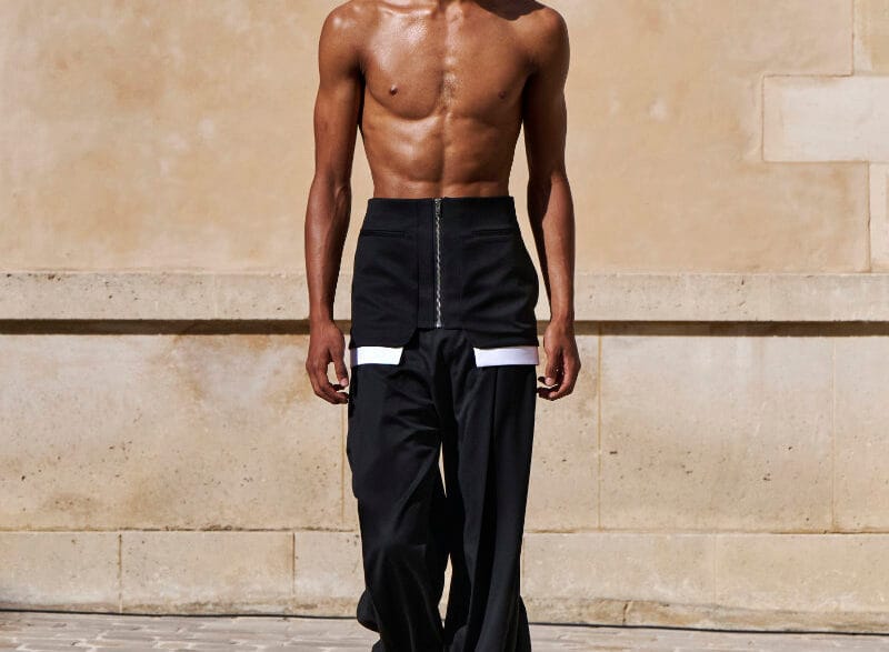 Valette Studio Spring Summer 2027 Dandys Dada runway look at Paris Fashion Week.