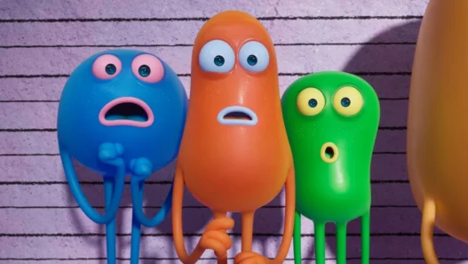 Timothée Chalamet and Selena Gomez characters in Illumination animated film Not Alone trailer still