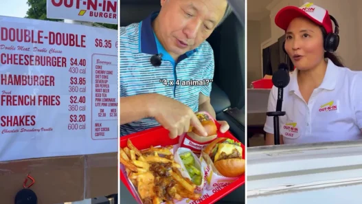 Grace Lewis of Crazy Korean Cooking recreates an In-N-Out-style drive-thru experience at home for her parents in New Jersey.