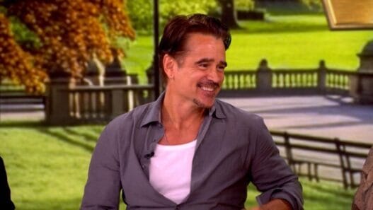Colin Farrell appearing on The View to discuss Sugar, Tom Cruise and The Batman Part 2.