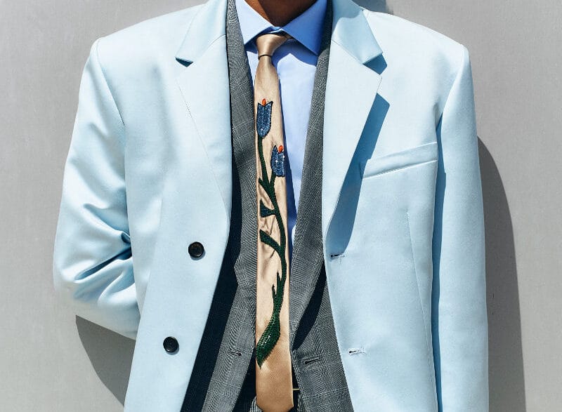 BLUEMARBLE Spring/Summer 2027 menswear look by Anthony Alvarez