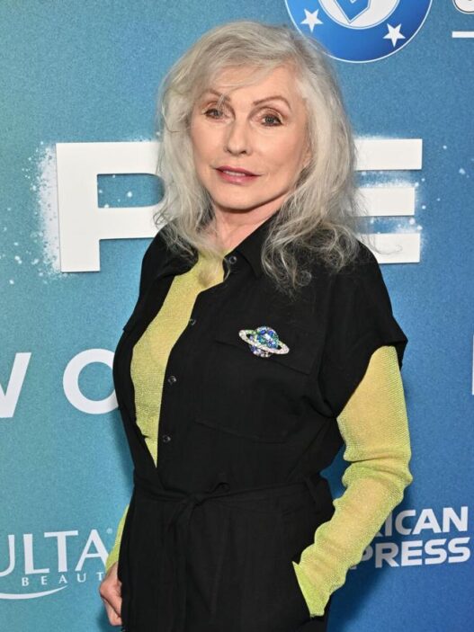 Debbie Harry attends the Supergirl New York premiere.