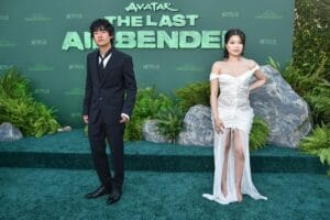Cast member arriving at the Avatar The Last Airbender Season 2 Los Angeles premiere.