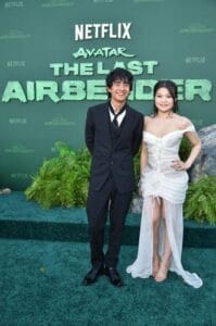 Gordon Cormier posing at Netflix's Avatar The Last Airbender Season 2 premiere.