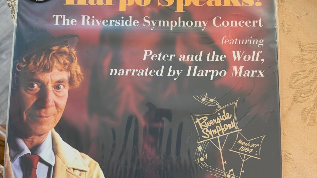 Harpo Speaks album artwork for The Riverside Symphony Concert featuring Peter and the Wolf
