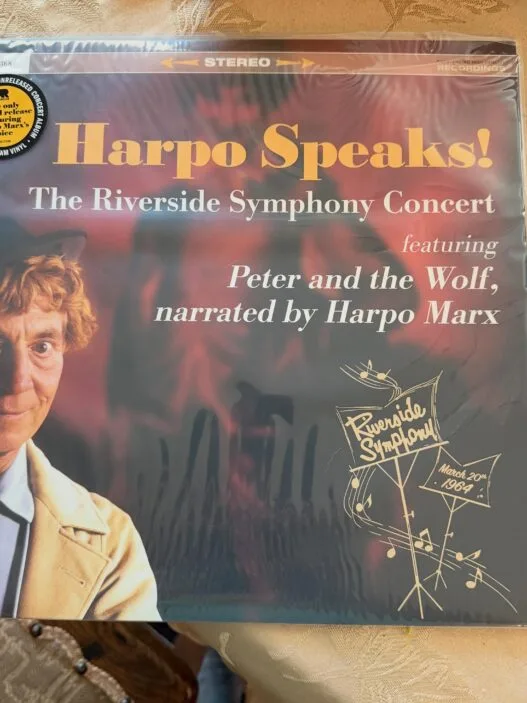 Harpo Speaks album artwork for The Riverside Symphony Concert featuring Peter and the Wolf