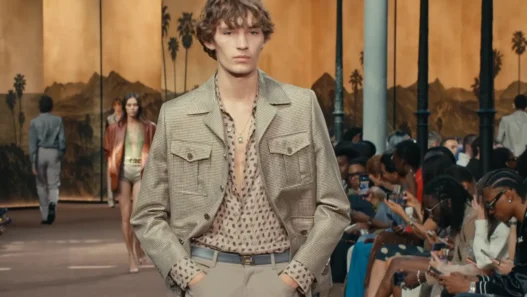 AMIRI Spring Summer 2027 American Pleasures runway show by Mike Amiri