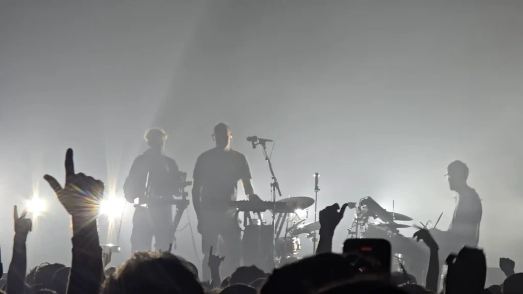 Caribou performing during the Honey tour stop in Los Angeles