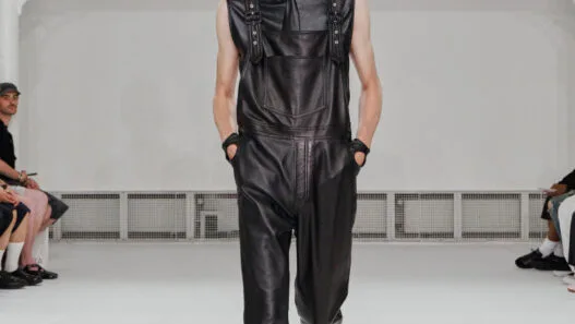 Ernest W. Baker Spring Summer 2027 menswear look from Paris Fashion Week