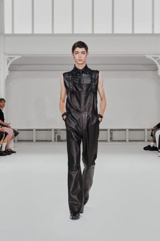 Ernest W. Baker Spring Summer 2027 menswear look from Paris Fashion Week