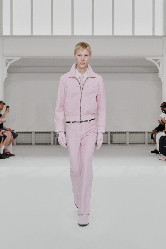 Ernest W. Baker Spring Summer 2027 runway look 25 at Paris Fashion Week