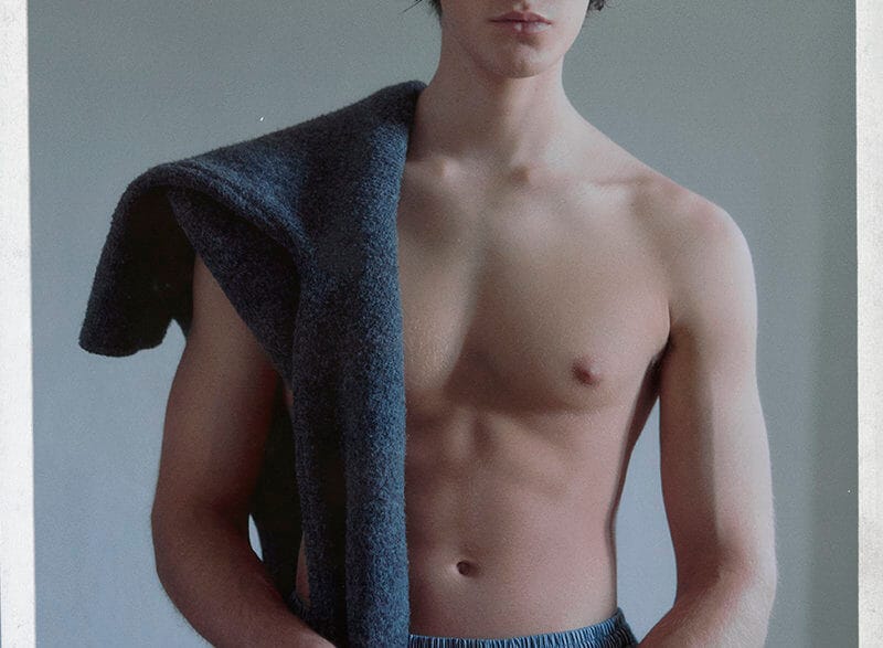 Fresh-faced model Bautista photographed and styled by Alberto Saguar for Let The Light In