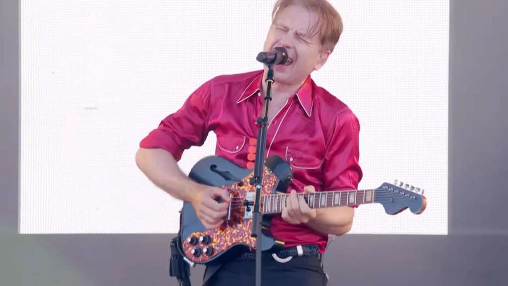 Franz Ferdinand onstage during Pinkpop 2026 performance screenshot